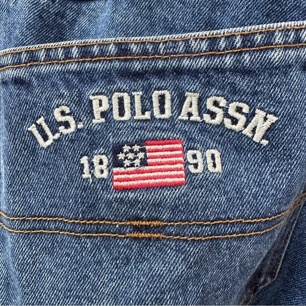 Vintage U.S. Polo Assn. Carpenter Jeans 36x32 Relaxed Workwear Denim Y2K Grunge - Picture 6 of 12